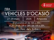 Amposta destaca la recuperació de la Fira de Vehicles d’Ocasió al Parc dels Xiribecs