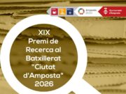 S’obre la convocatòria del 19è Premi de Recerca de Batxillerat a Amposta