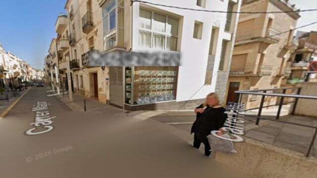 Imatge de la zona de la desaparició (Santa Bàrbara)